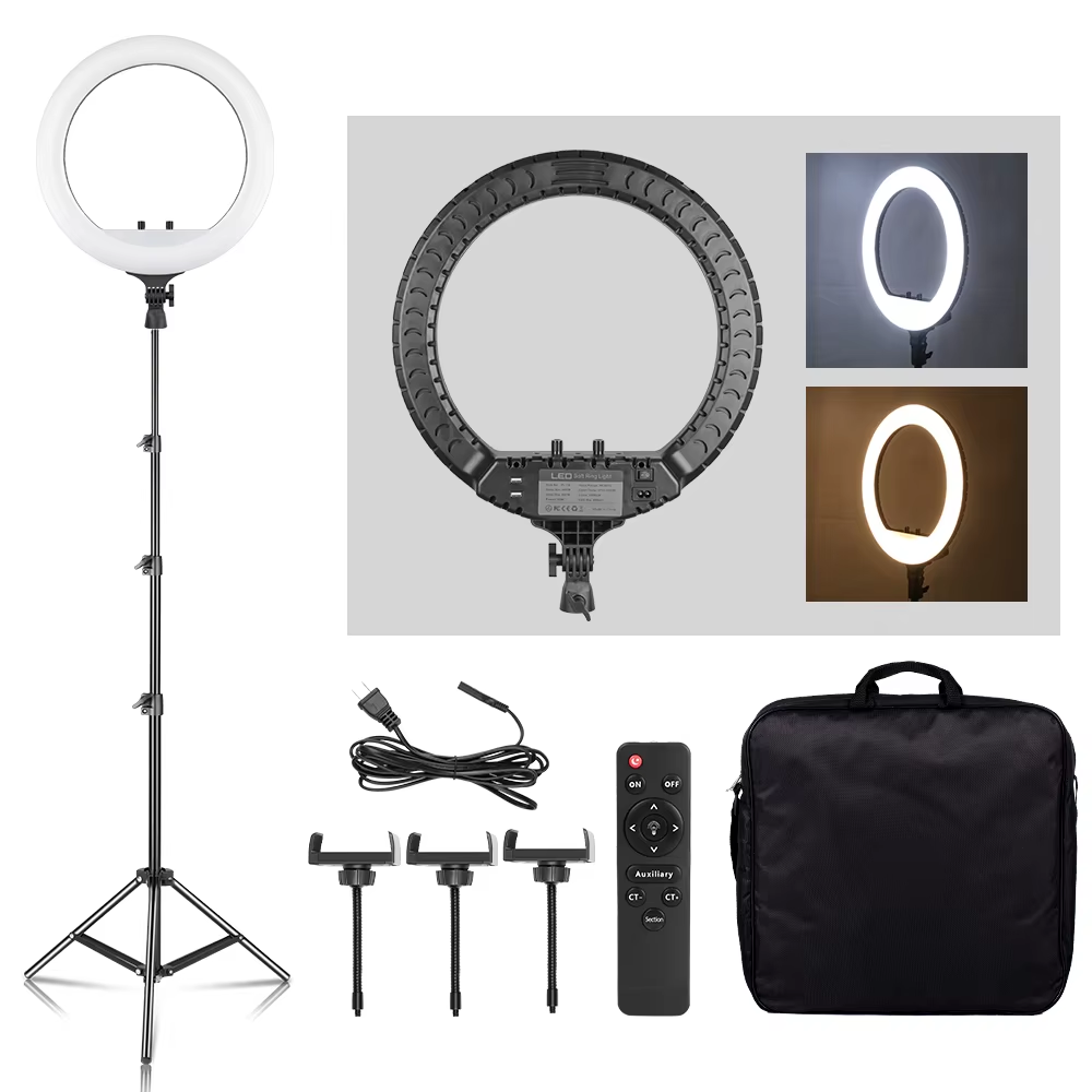 Photography Lighting Background - SH 18 İnç Düğmeli Halka Işık