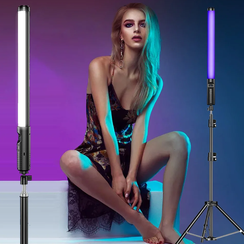 Photography Lighting Wand - RGB Işıklı Çubuk, Parti İçin Üç