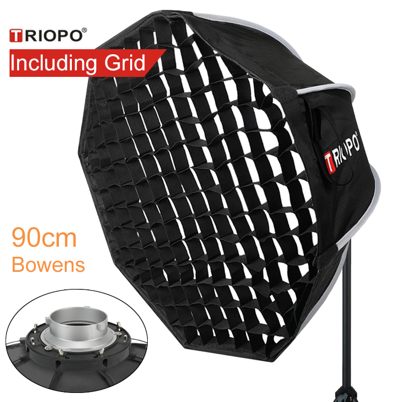 Photography Lighting Background - Triopo 90cm Fotoğraf Taşınabilir Bowens Mount