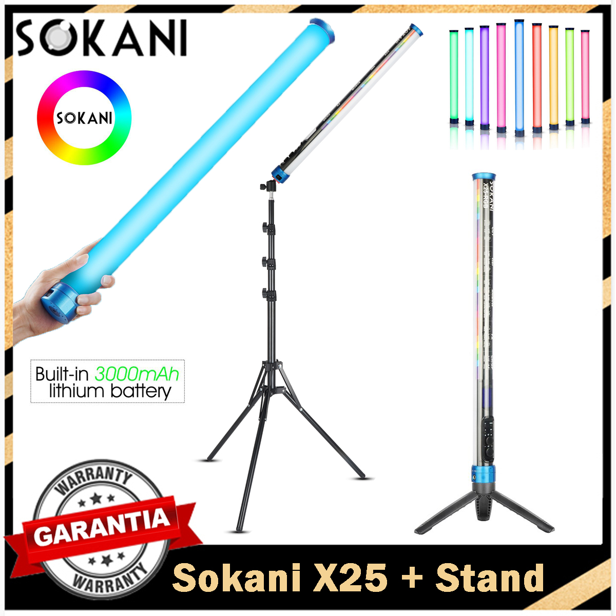 Photography Lighting Wand - Sokani X25 RGB LED Video Işığı