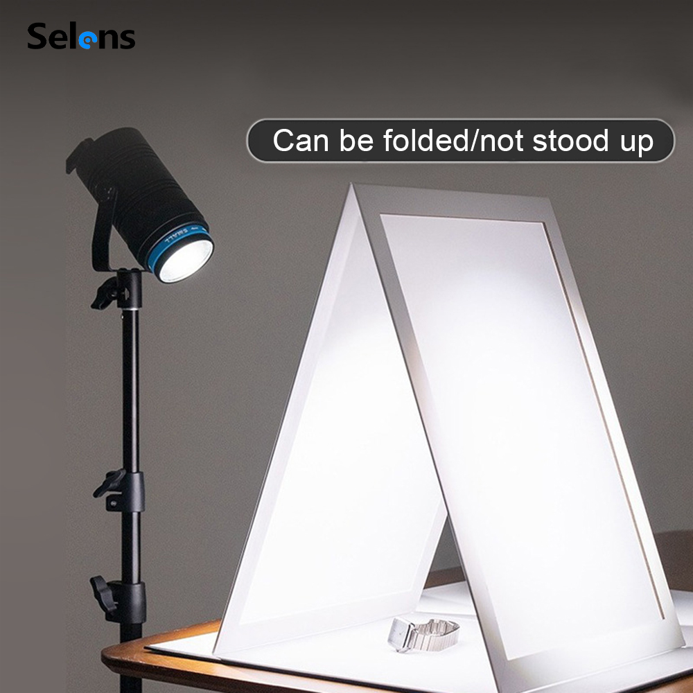 Jewelry Photography Lighting Kit - Selens Masa Üstü Işık Difüzör Paneli,