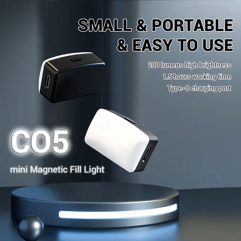 Photography Lighting Background - Mini Manyetik LED Selfie Işık IPhone
