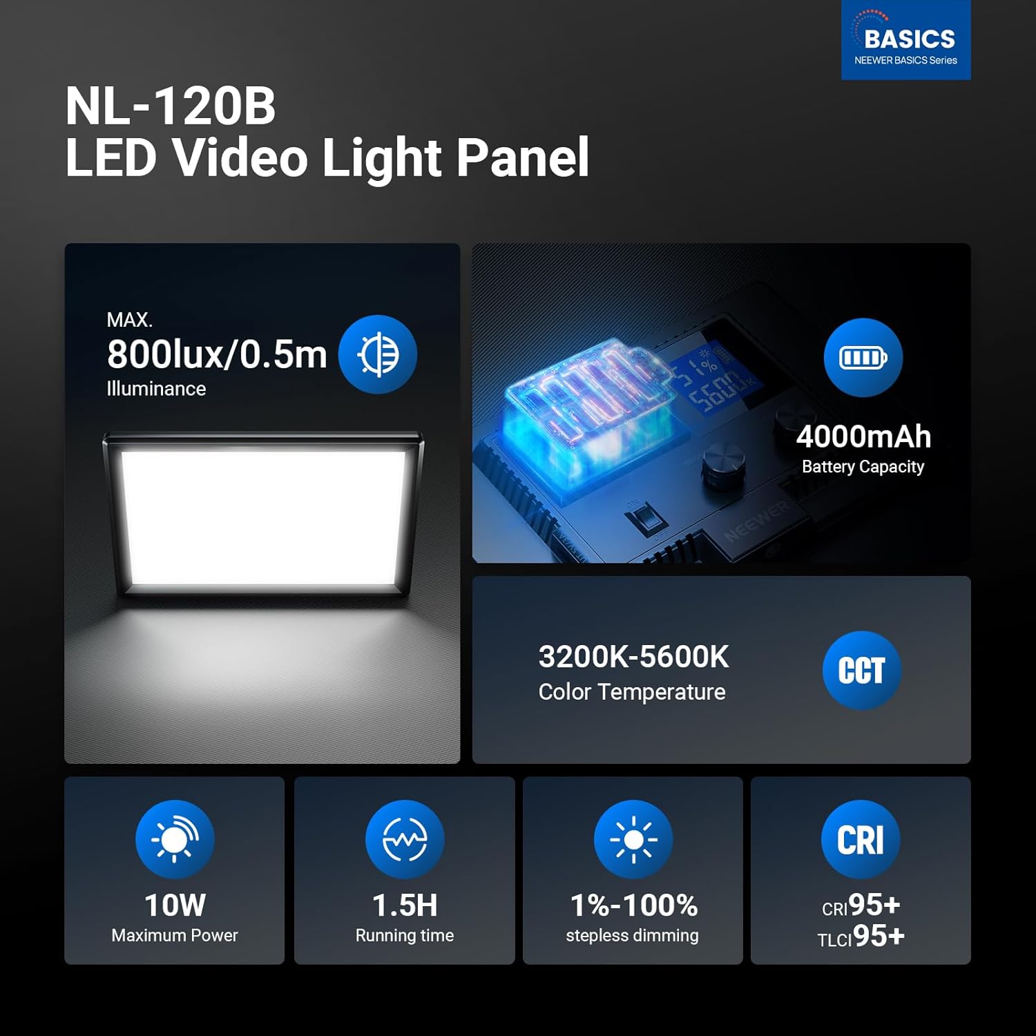 NEEWER Basics 9 inç LED Işık P - Photography Lighting Kit Neewer incelemesi ve fiyatı