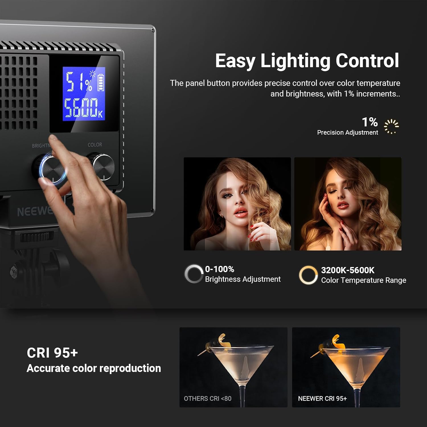 NEEWER Basics 9 inç LED Işık P - Photography Lighting Kit Neewer incelemesi ve fiyatı