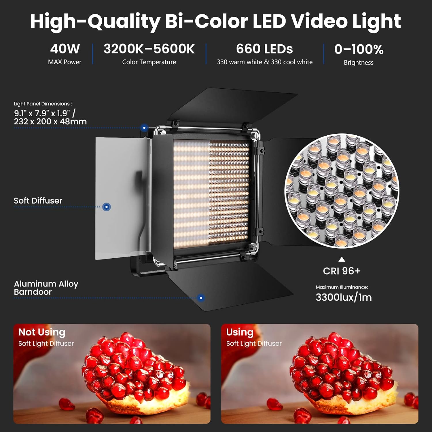 NEEWER 2'li Paket 660 LED Vide - Photography Lighting Kit Neewer incelemesi ve fiyatı