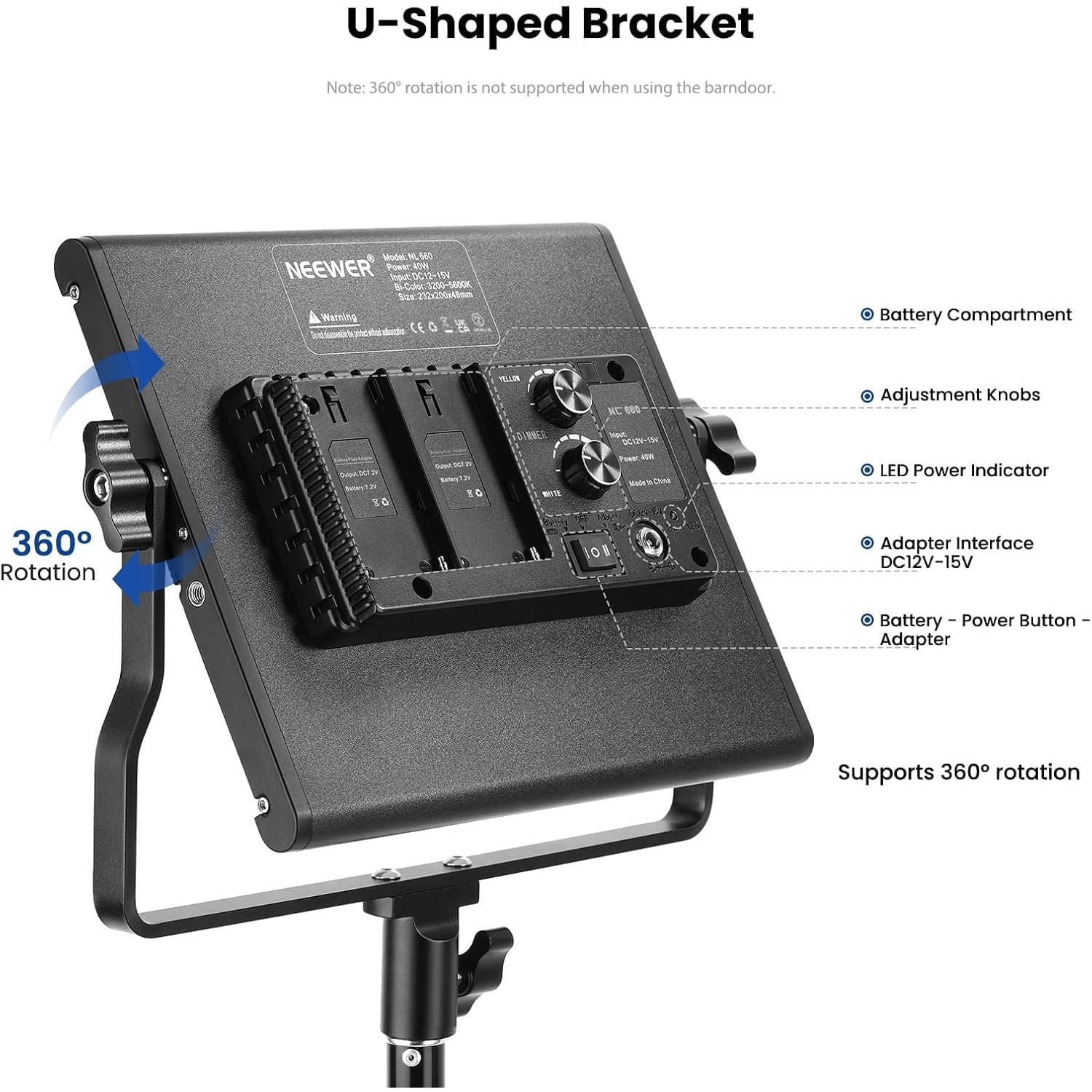 NEEWER 2'li Paket 660 LED Vide - Photography Lighting Kit Neewer incelemesi ve fiyatı