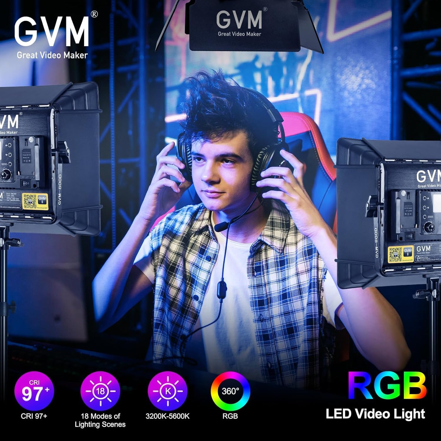 RGB LED Video Aydınlatma Kiti, - Video Light Panel Led incelemesi ve fiyatı