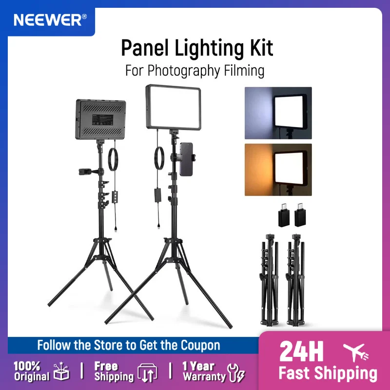 NEEWER BASICS 2'li Paket LED V - Photography Lighting Kit Neewer incelemesi ve fiyatı